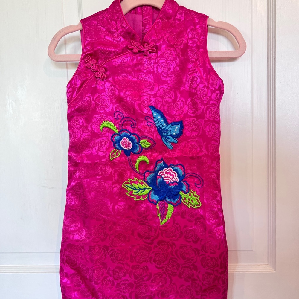 Kid’s lunar new year dress/ qipao